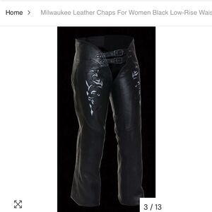 Milwaukee Women’s Leather Chaps